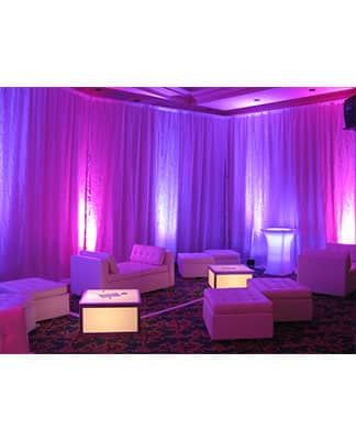 LED Up lights | Grimes Events & Party Tents